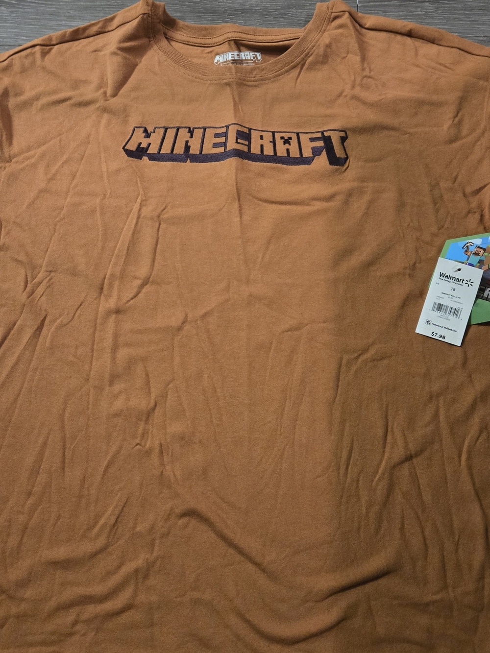 Minecraft Boys Short Sleeve Tee - Adobe